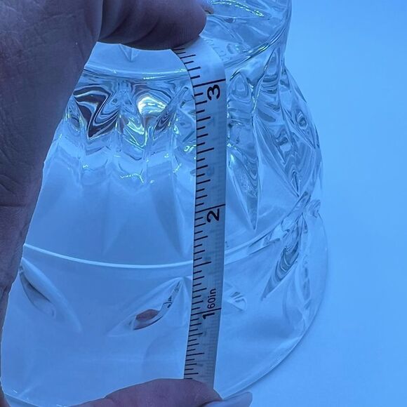 Block Crystal Bowl Candy Dish Accent Bowl - Picture 7 of 10